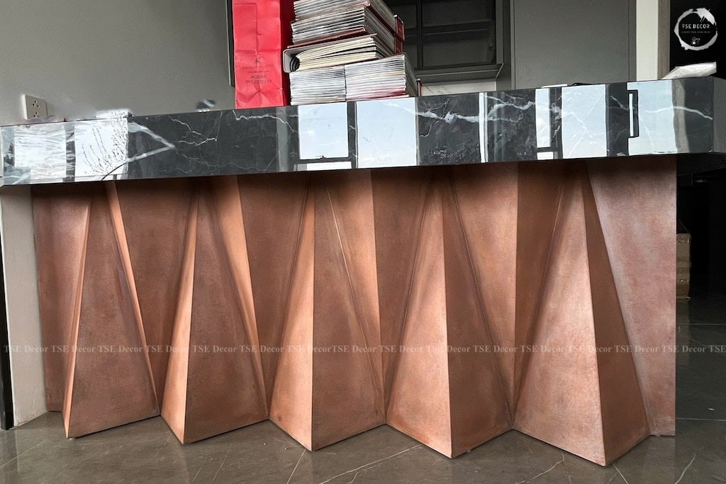 sơn hiệu ứng ánh kim loại cho bàn đảo sơn hiệu ứng ánh kim