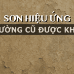 Sơn hiệu ứng cho tường cũ được không ?