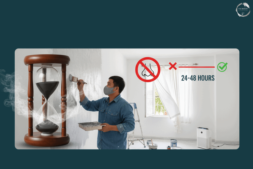 Sơn hiệu ứng bao lâu thì bay mùi cách khử mùi sơn hiệu ứng nhanh