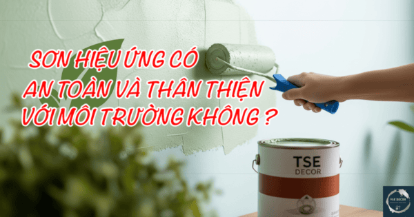 sơn hiệu ứng có an toàn không ?