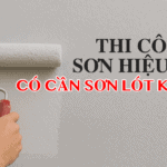 Thi công sơn hiệu ứng có cần sơn lót không ?