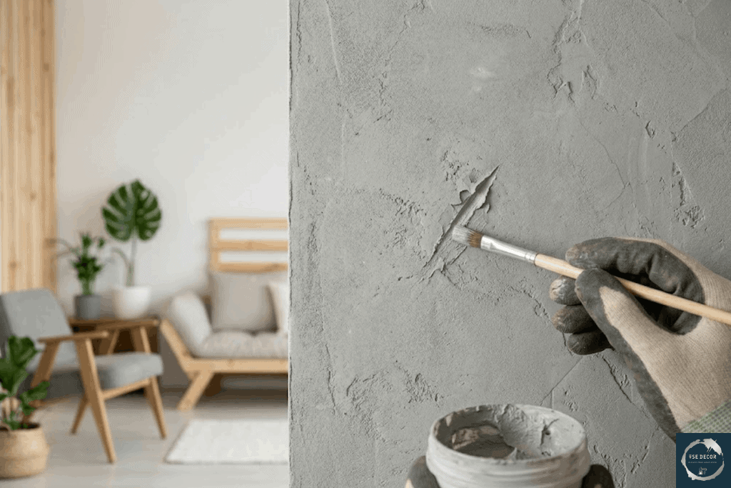 Hướng dẫn xử lý khi sơn hiệu ứng bị trầy xước Lớp phủ chống trầy cho sơn hiệu ứng