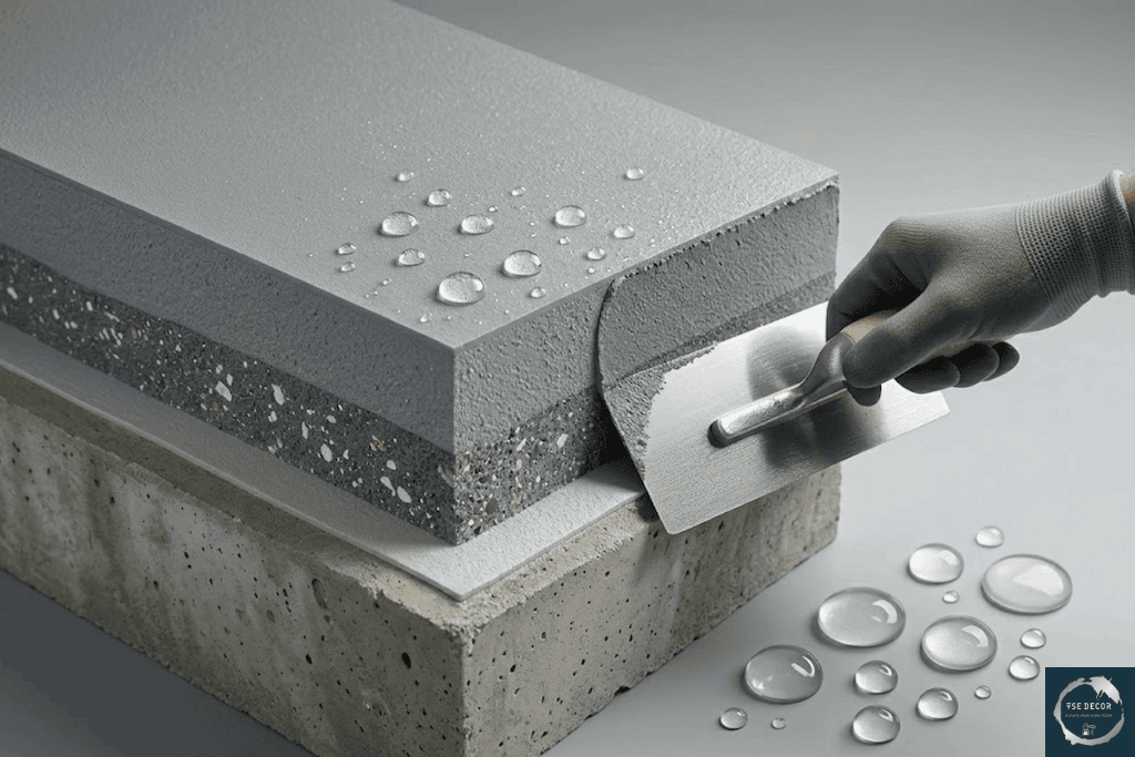 Sơn hiệu ứng có chống ẩm, kháng nước không ? Sơn hiệu ứng chống ẩm mốc