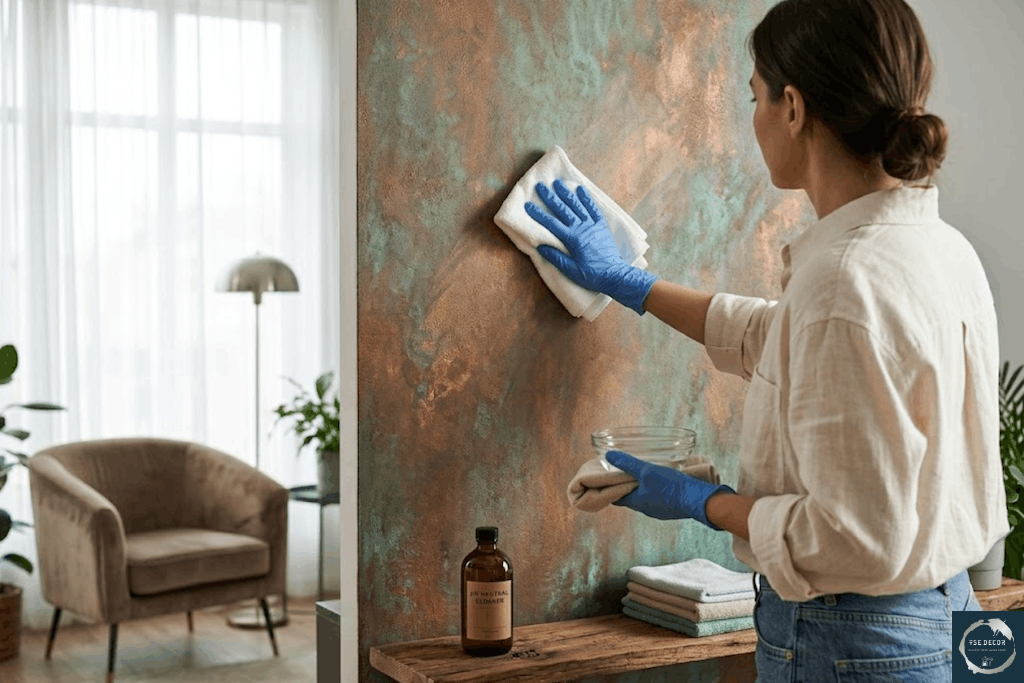 Cách vệ sinh sơn hiệu ứng đúng cách tại nhà Vệ sinh sơn hiệu ứng đúng cách