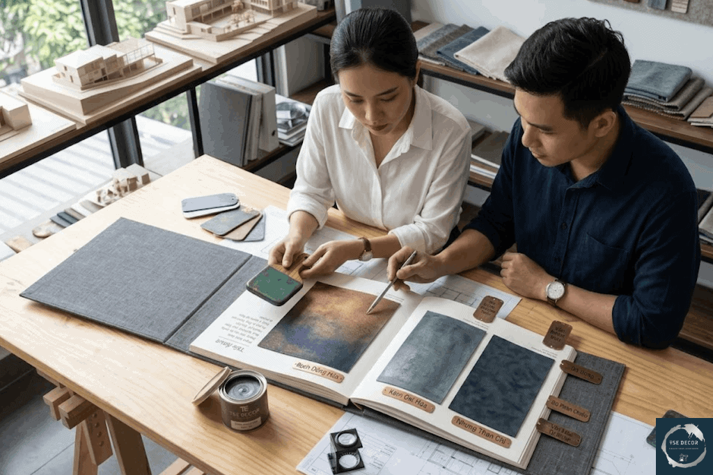 Màu sơn hiệu ứng phổ biến