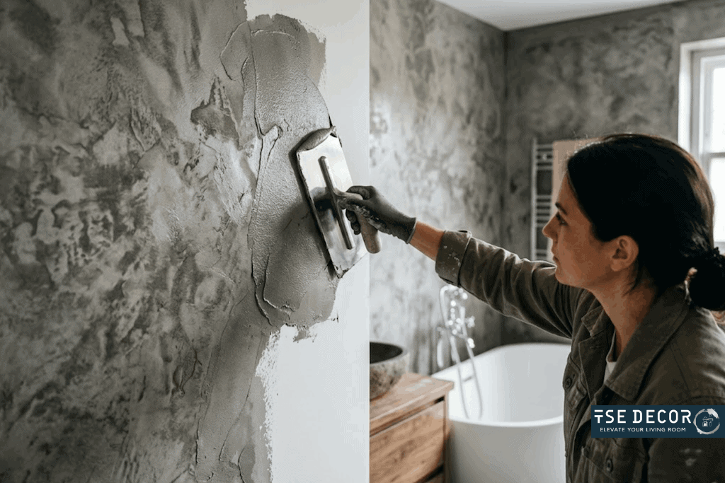 Bản chất của sơn hiệu ứng cho phòng tắm Sơn hiệu ứng cho phòng tắm